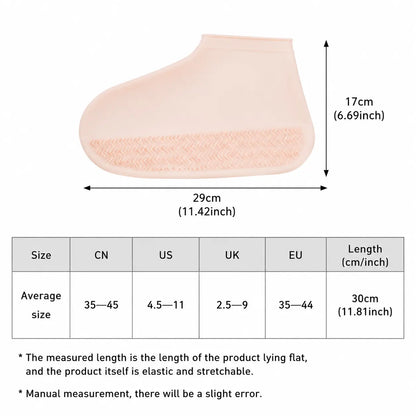 High-Elastic Waterproof Silicone Shoe Covers – Reusable Anti-Slip Rain Protectors with an Adaptive Stretch Fit
