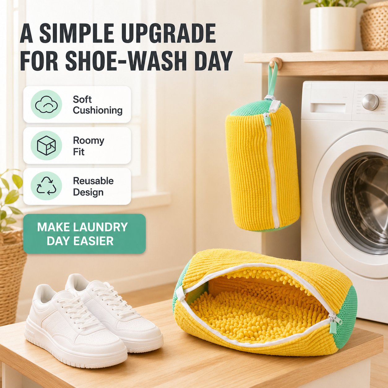 ⚡ Limited-Time 49% OFF – Laundry Shoe Washing Bag for Washing Machine