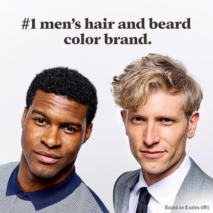Men’s Brush-Comb Hair Color Cream for Gray Coverage
