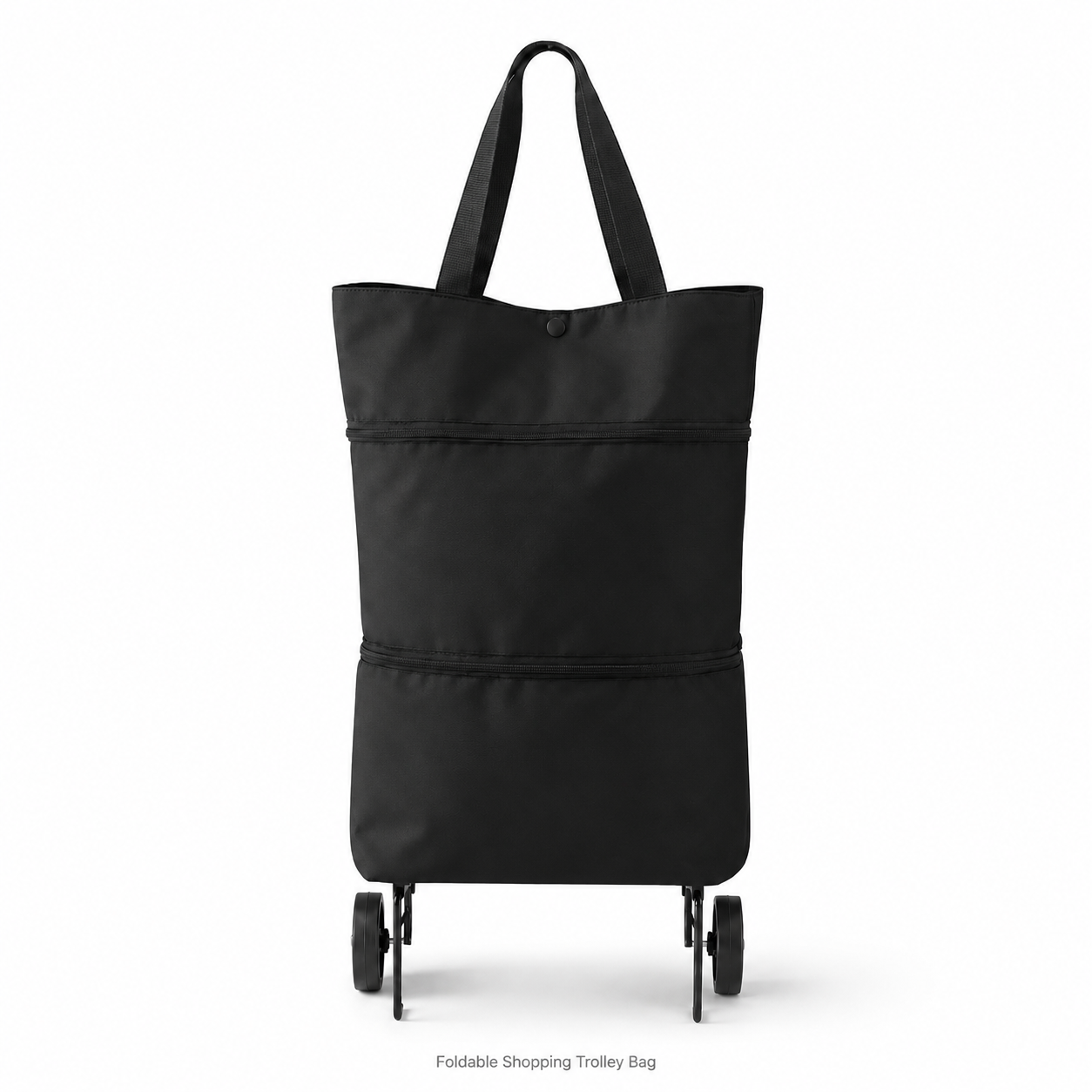 ⏳LAST DAY SALE 🔥2-in-1 Foldable Shopping Trolley Bag with Wheels 🛒