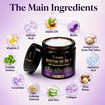 Juxek® Biotin 10-in-1 Skin Restoration Cream