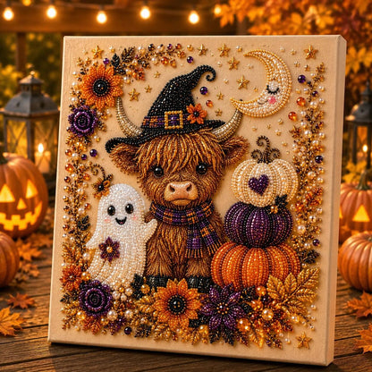 🔥Last 3 Hours: 60% Off👻✨ Halloween Pearl Art DIY Kit – Turn Tiny Pearls into Spooky-Cute Magic