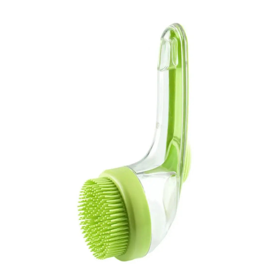 2-in-1 Press-to-Dispense Dog Bath & Grooming Brush